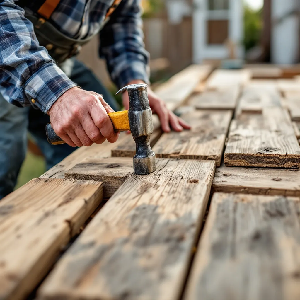 Deck repair vs replace decision in Peoria IL